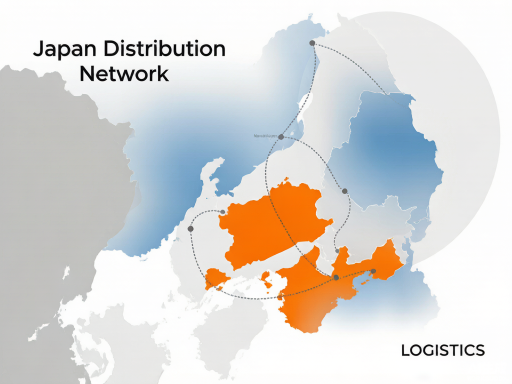 ZG海外仓千叶·芝山双仓地理位置示意图，紧邻成田国际机场辐射关东核心商圈
